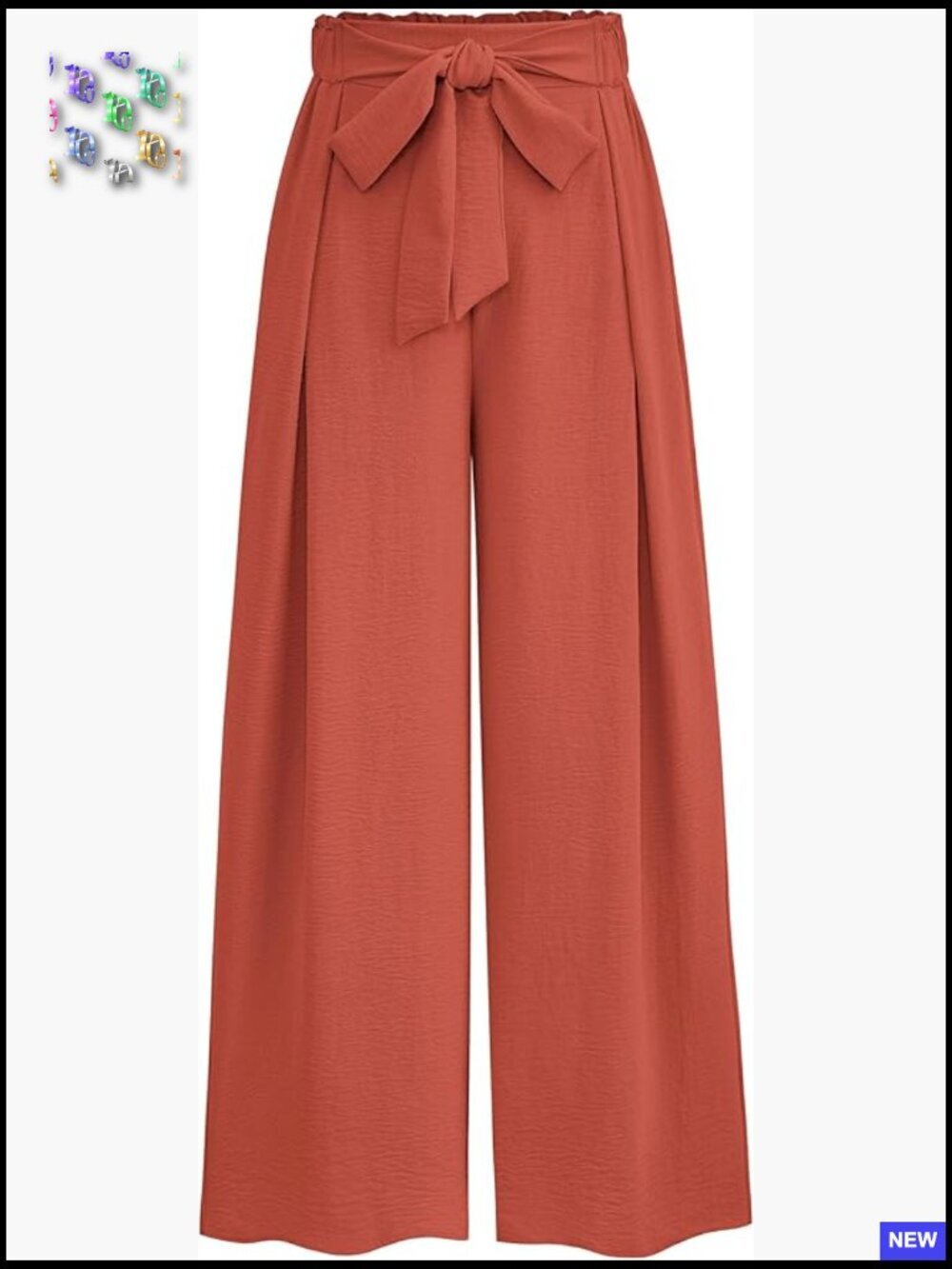 High Waisted Wide Leg Work Pants Business Casual Pleated Palazzo Trouser Summer